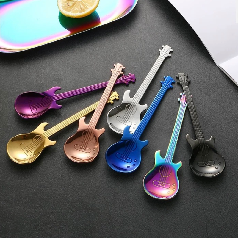 Guitar Spoon Set of 2