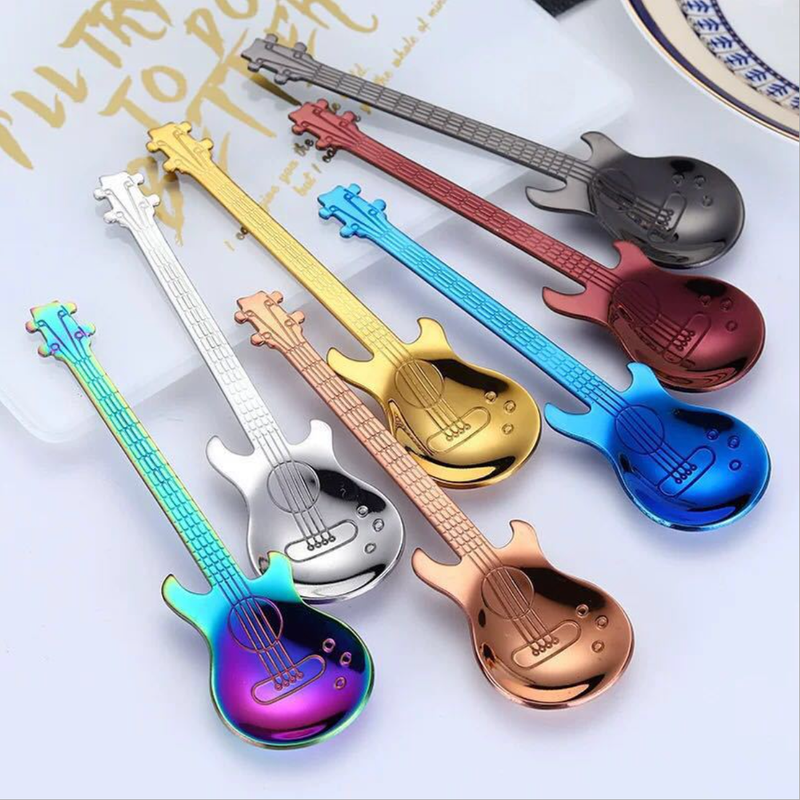 Guitar Spoon Set of 2