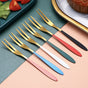 Colored Knife And Fork Set