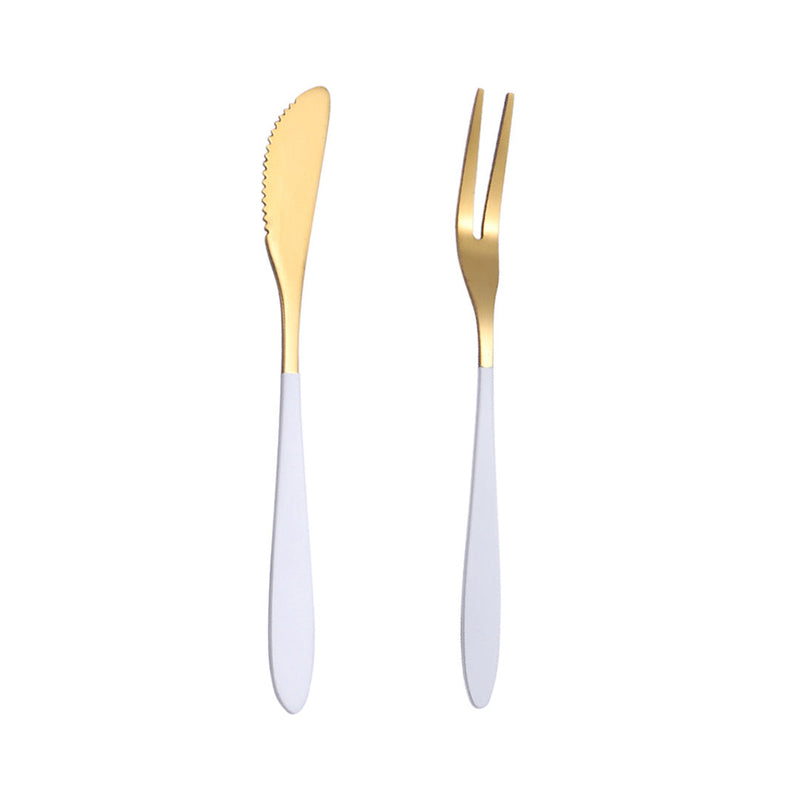 Colored Knife And Fork Set