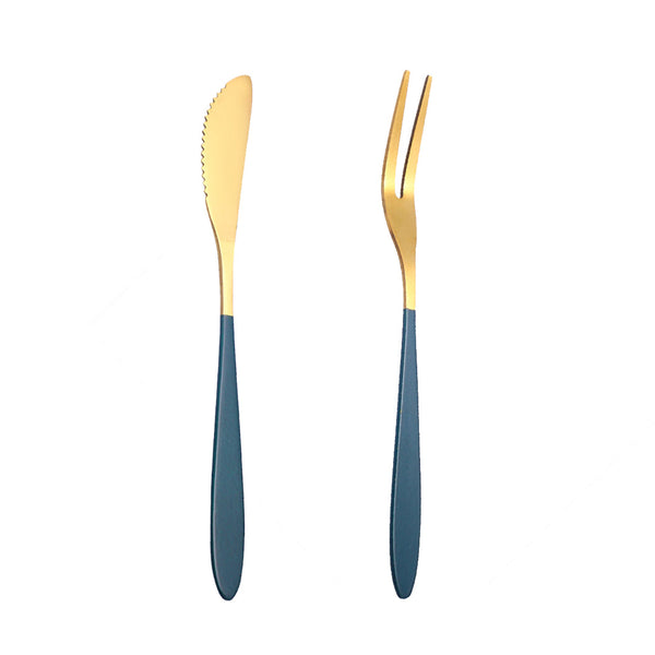 Colored Knife And Fork Set