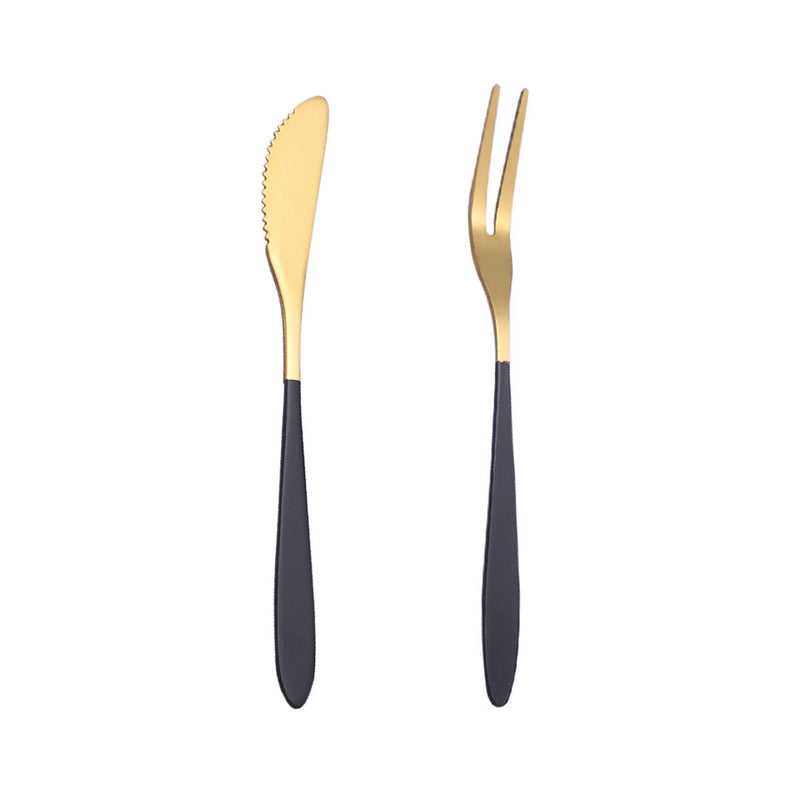 Colored Knife And Fork Set