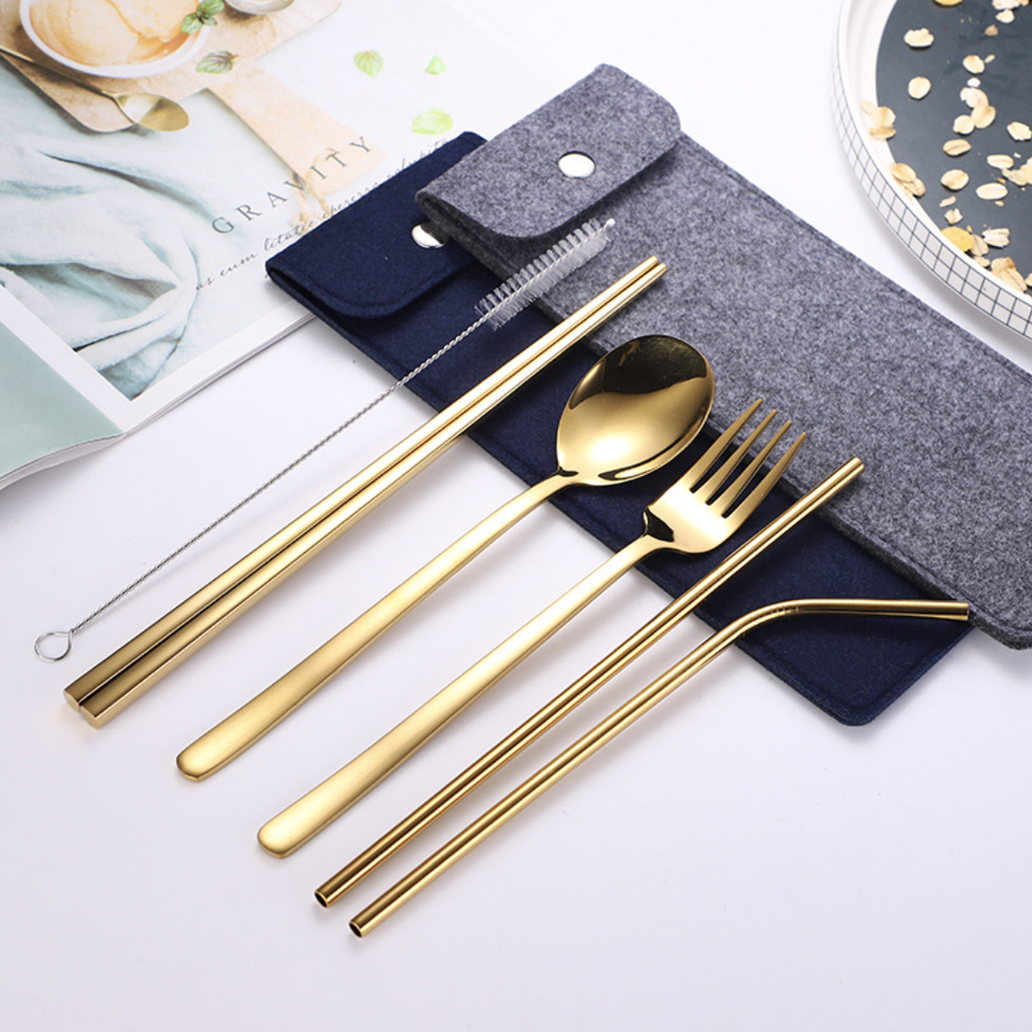 Cutlery Set With Pouch - Main Image