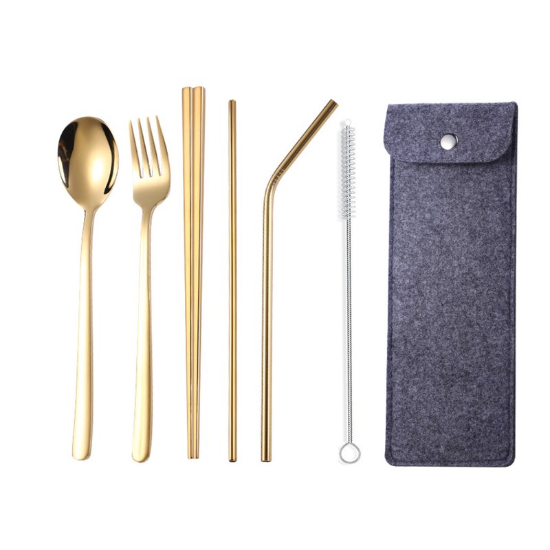Cutlery Set With Pouch