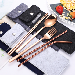 Cutlery Set With Pouch