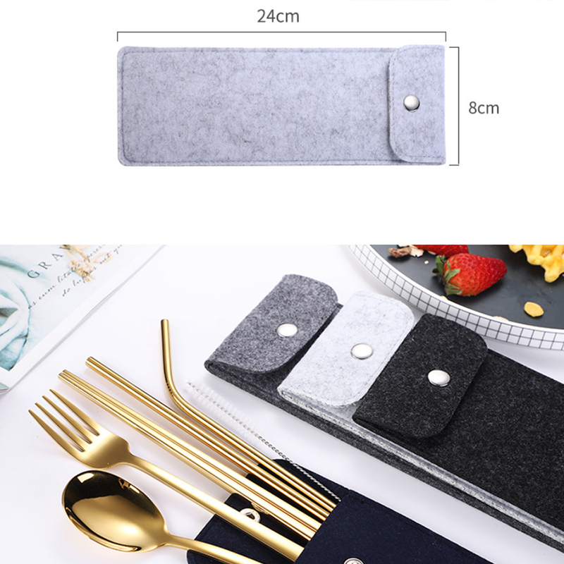 Cutlery Set With Pouch
