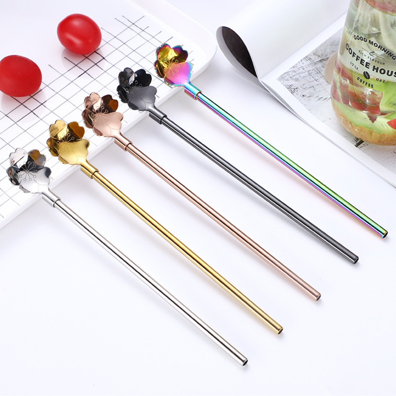 Straw Spoon Set of 2