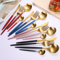 Golden Flatware Set