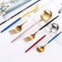 Golden Flatware Set