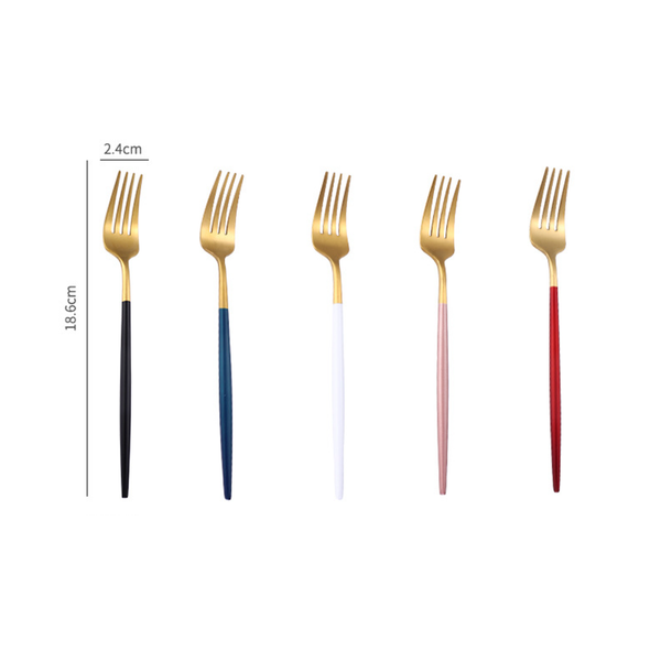 Golden Flatware Set