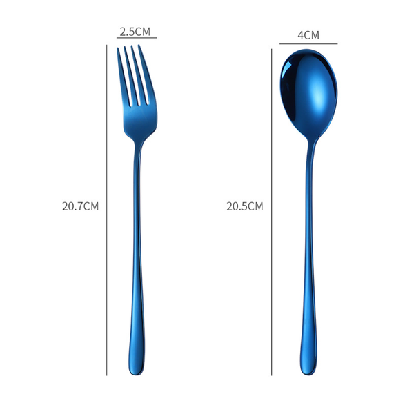 Stainless Steel Fork And Spoon Set