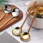 Golden Serving Spoon Set