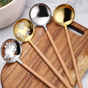 Golden Serving Spoon Set