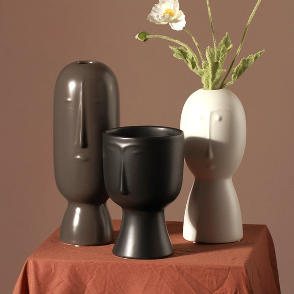 Face Vase - Flower vase for home decor, office and gifting | Home decoration items