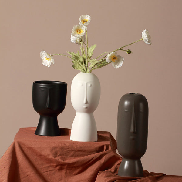 Face Vase - Flower vase for home decor, office and gifting | Home decoration items