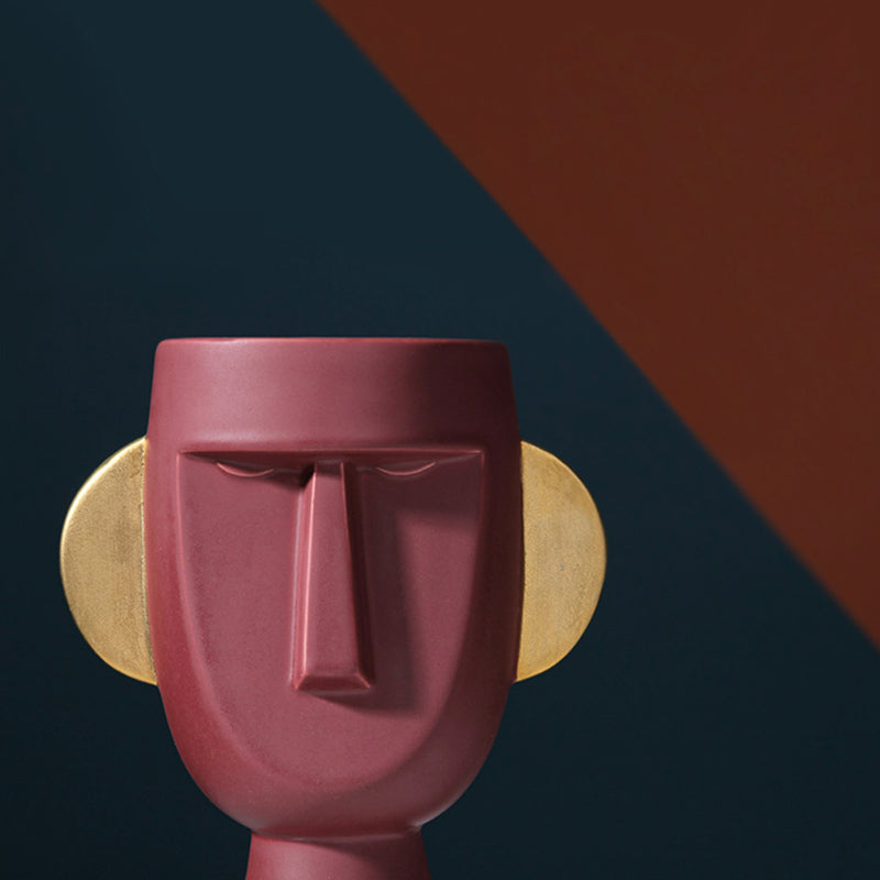 Face Flower Pot - Flower vase for home decor, office and gifting | Home decoration items