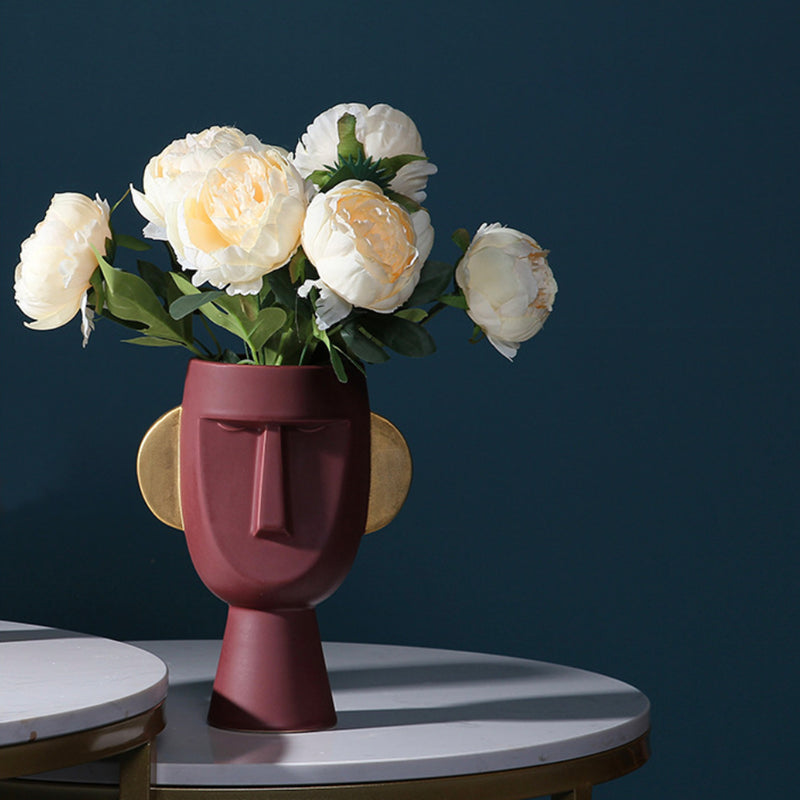 Face Flower Pot - Flower vase for home decor, office and gifting | Home decoration items