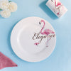 Flamingo Plate - Serving plate, snack plate, dessert plate | Plates for dining & home decor