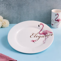 Flamingo Plate - Serving plate, snack plate, dessert plate | Plates for dining & home decor