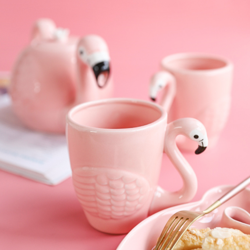 Flamingo Teapot - Teapot, kettle, tea kettle | Teapot for Dining table & Home decor