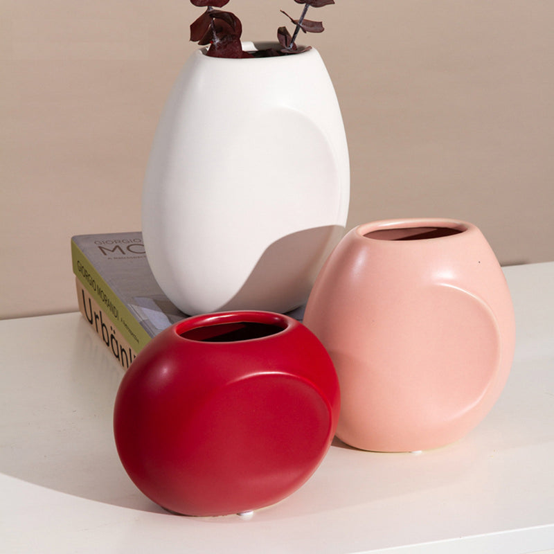 Flat Vase For Flowers - Flower vase for home decor, office and gifting | Home decoration items