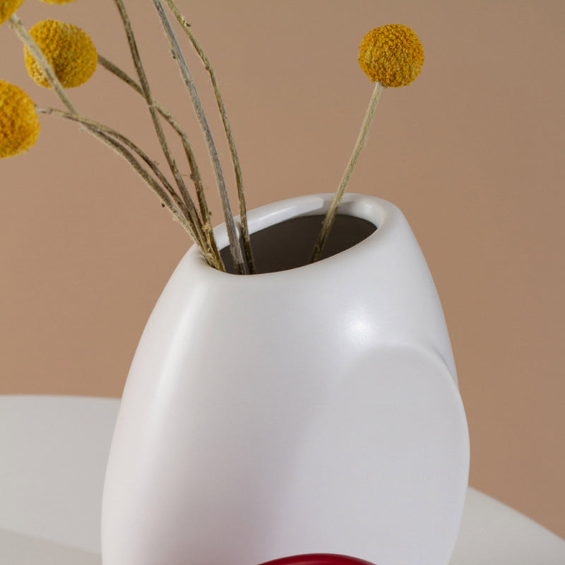 Flat Vase For Flowers - Flower vase for home decor, office and gifting | Home decoration items