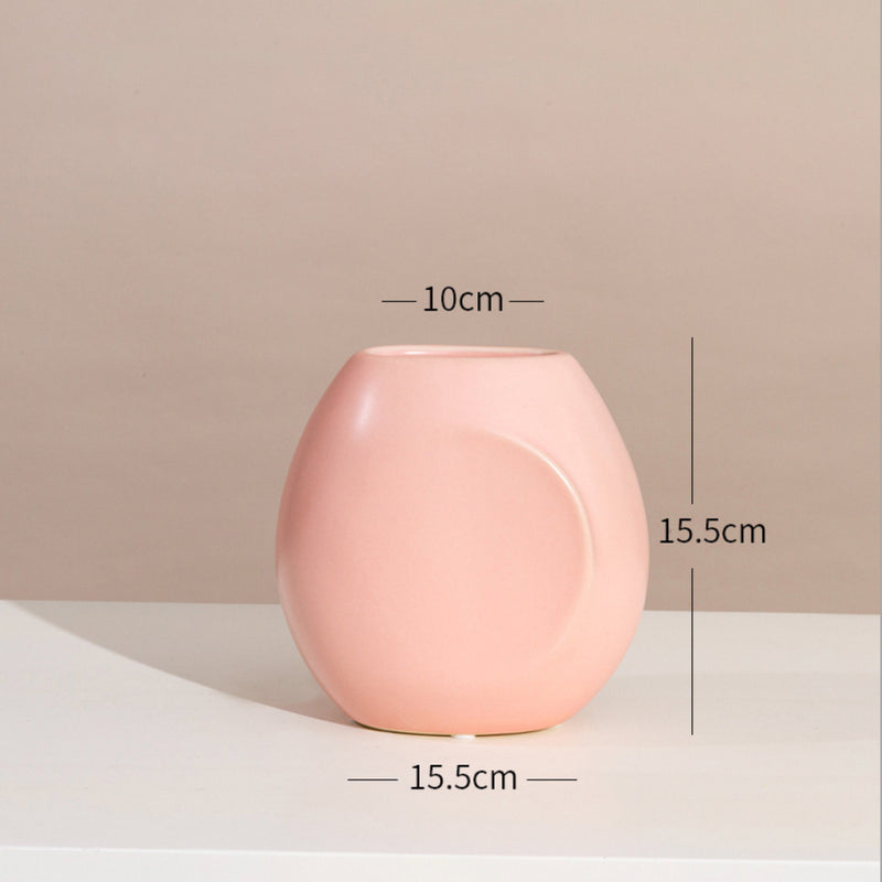 Flat Vase For Flowers - Flower vase for home decor, office and gifting | Home decoration items