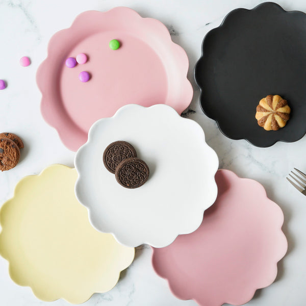 Floral Snack Plates - Serving plate, snack plate, dessert plate | Plates for dining & home decor