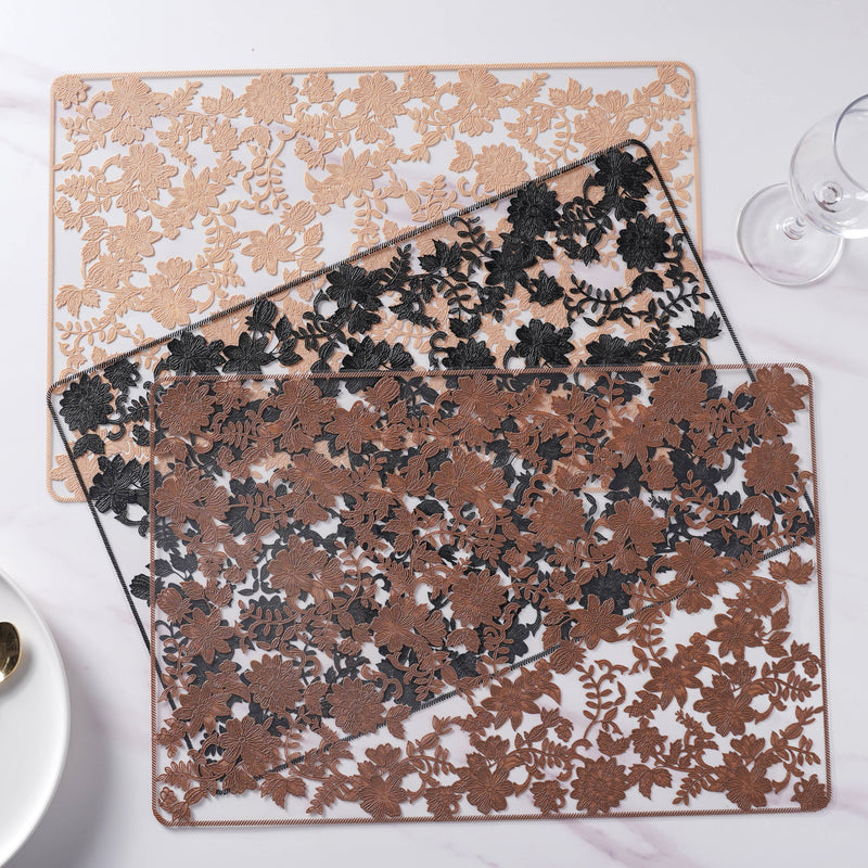 Floral Table Mat Set