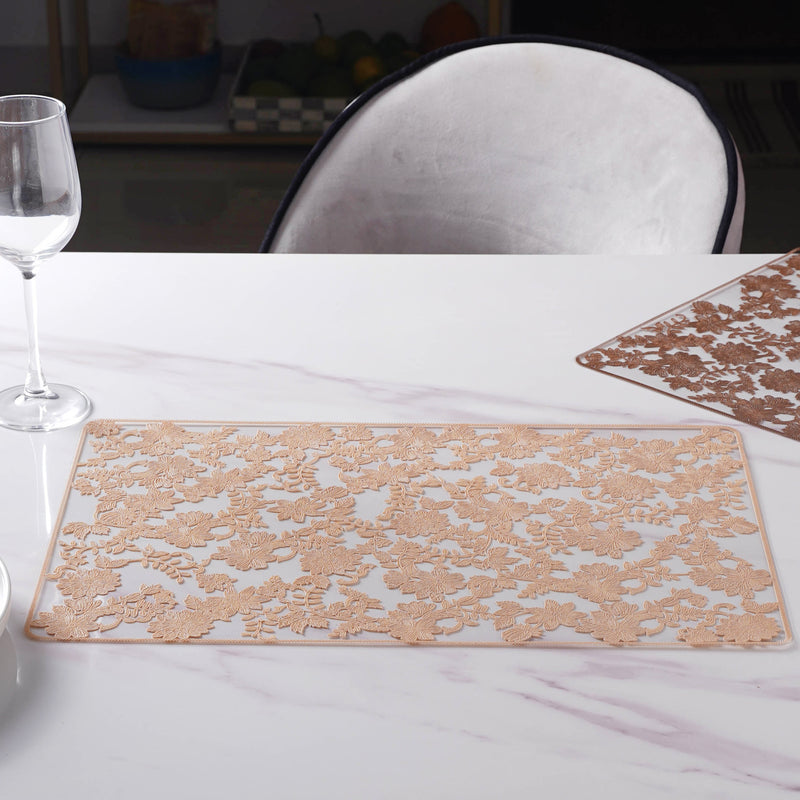 Floral Table Mat Set