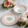 Ceramic Floral Plate - Serving plate, snack plate, dessert plate | Plates for dining & home decor