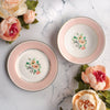 Ceramic Floral Plate - Serving plate, snack plate, dessert plate | Plates for dining & home decor
