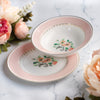 Ceramic Floral Plate - Serving plate, snack plate, dessert plate | Plates for dining & home decor