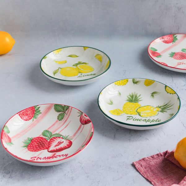Fresh Fruit Plate Small - Serving plate, snack plate, dessert plate | Plates for dining & home decor