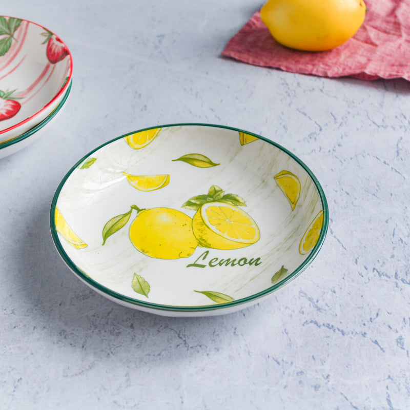 Fresh Fruit Plate Small - Serving plate, snack plate, dessert plate | Plates for dining & home decor