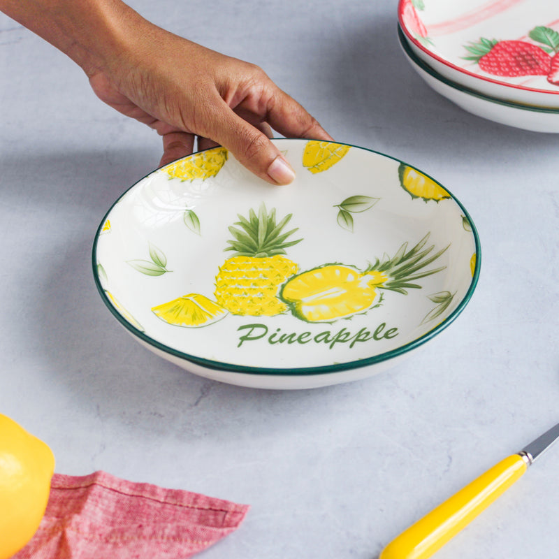 Fresh Fruit Plate Small - Serving plate, snack plate, dessert plate | Plates for dining & home decor