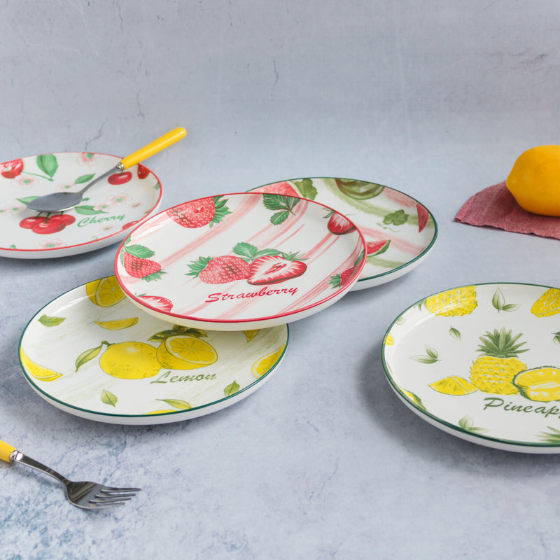 Fruit Design Plate - Serving plate, snack plate, dessert plate | Plates for dining & home decor