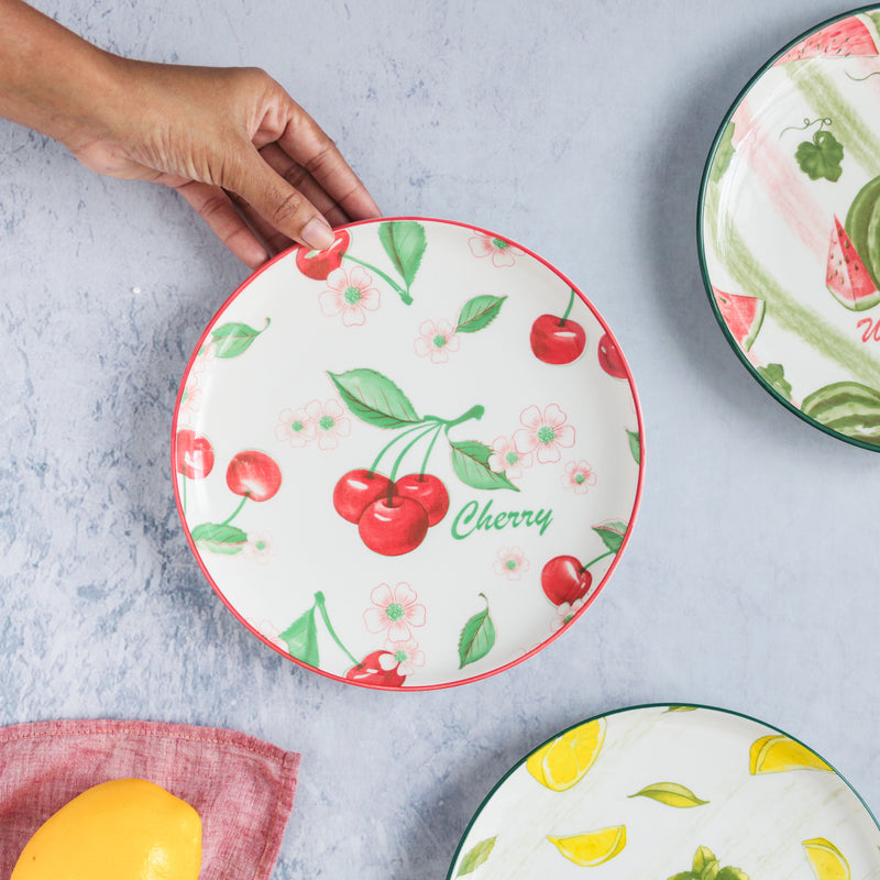 Fruit Design Plate - Serving plate, snack plate, dessert plate | Plates for dining & home decor