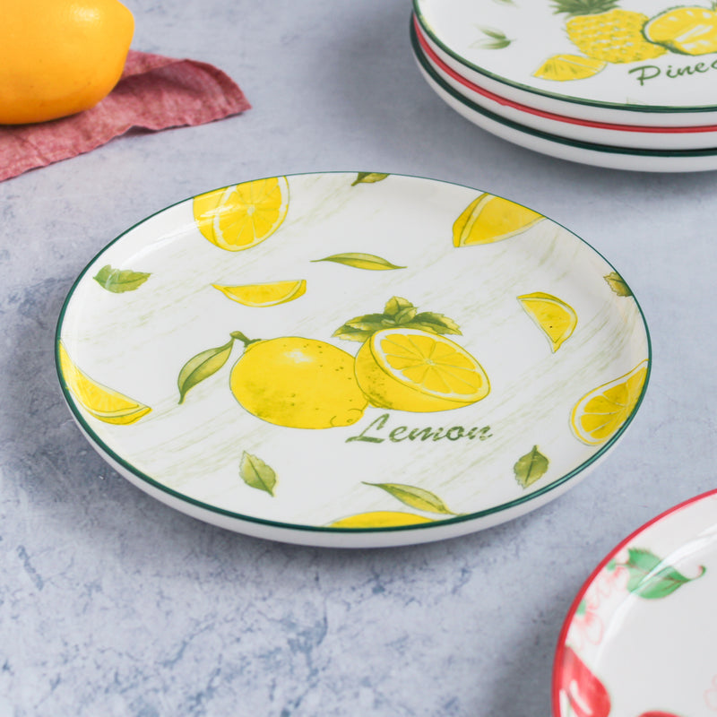 Fruit Design Plate - Serving plate, snack plate, dessert plate | Plates for dining & home decor