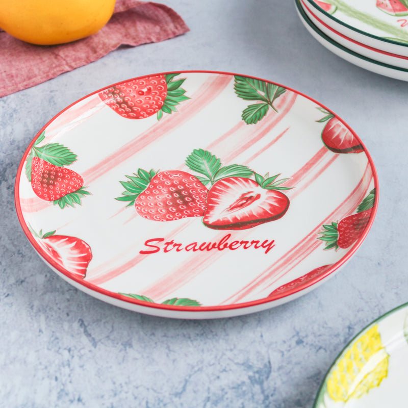 Fruit Design Plate - Serving plate, snack plate, dessert plate | Plates for dining & home decor