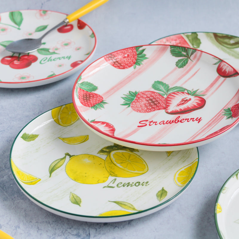 Fruit Design Plate - Serving plate, snack plate, dessert plate | Plates for dining & home decor