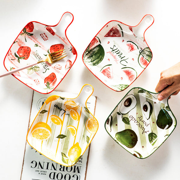 Fruit Platter - Ceramic platter, serving platter, fruit platter | Plates for dining table & home decor