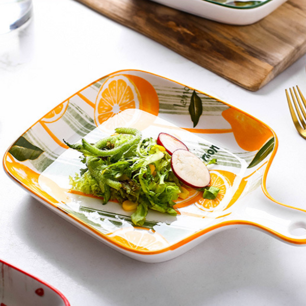 Fruit Platter - Ceramic platter, serving platter, fruit platter | Plates for dining table & home decor