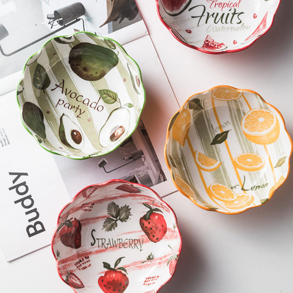 Modern Ceramic Fruit Bowls 500 ml