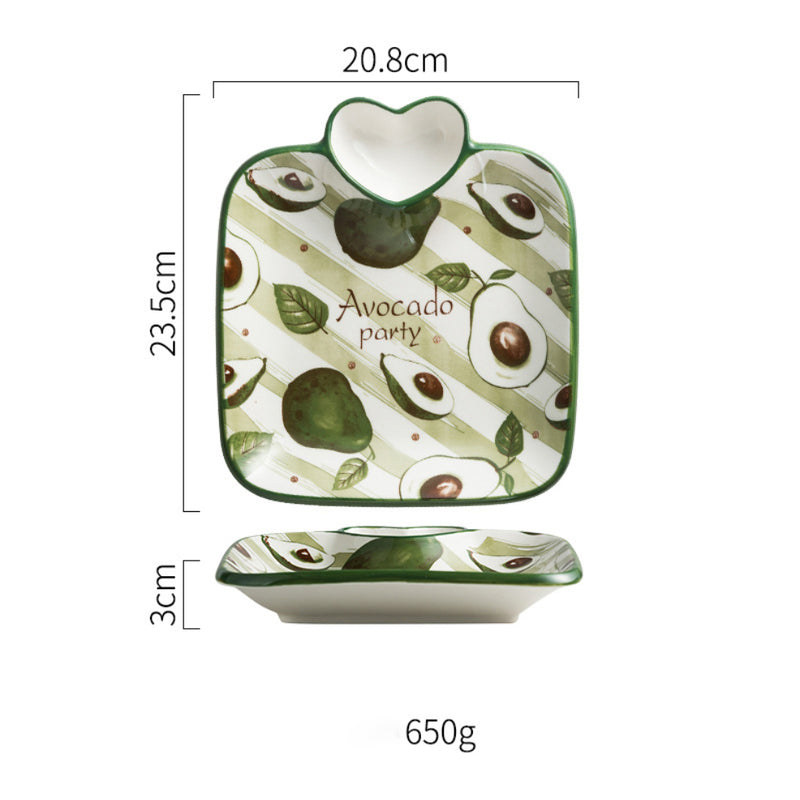 Modern Fruit Platter - Serving plate, snack plate, plate with compartment | Plates for dining table & home decor