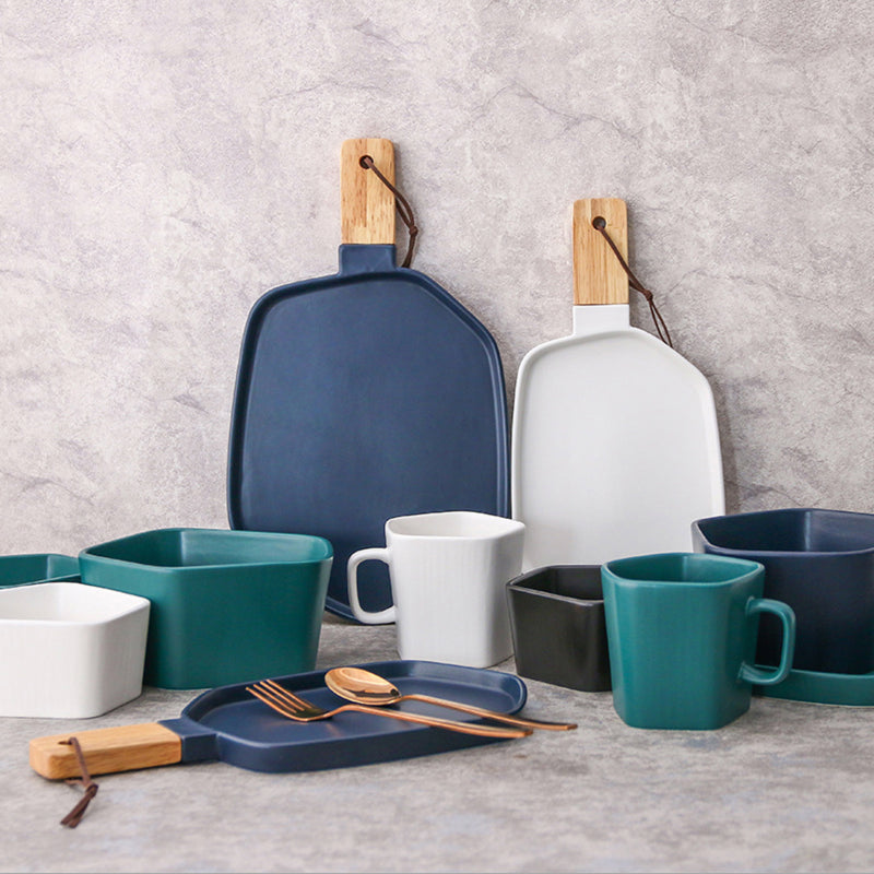 Hexa Plate With Handle - Serving plate, snack plate, dessert plate | Plates for dining & home decor