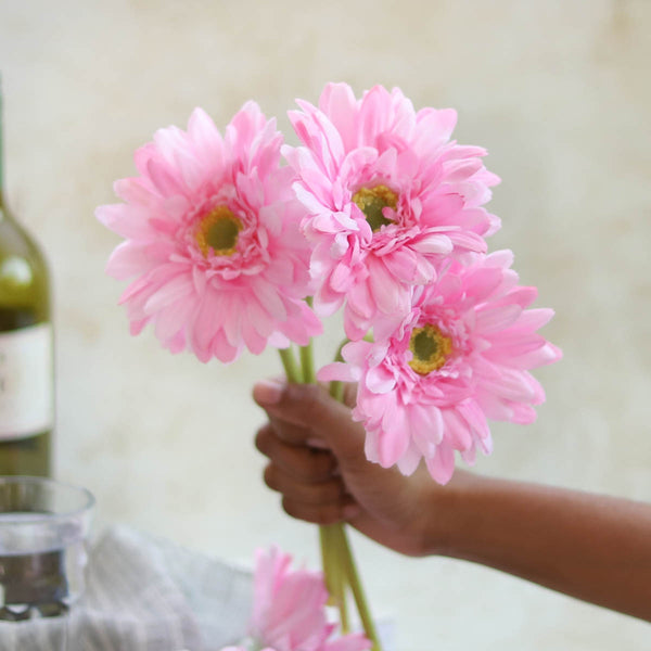 Gerbera Flower - Artificial flower | Home decor item | Room decoration item