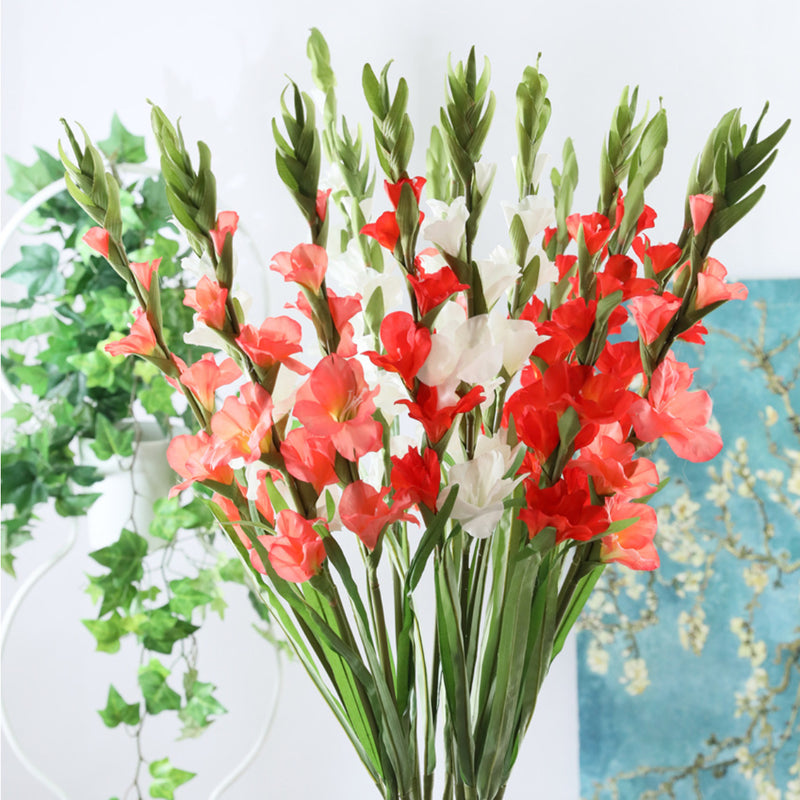 Gladiolus flower - Artificial flower | Home decor item | Room decoration item