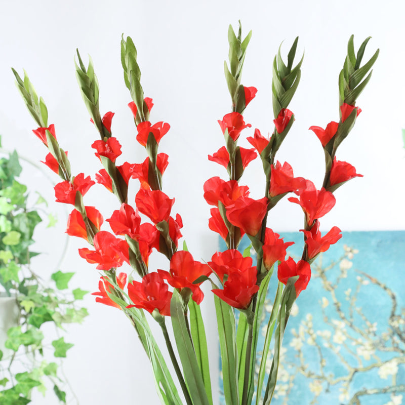 Gladiolus flower - Artificial flower | Home decor item | Room decoration item