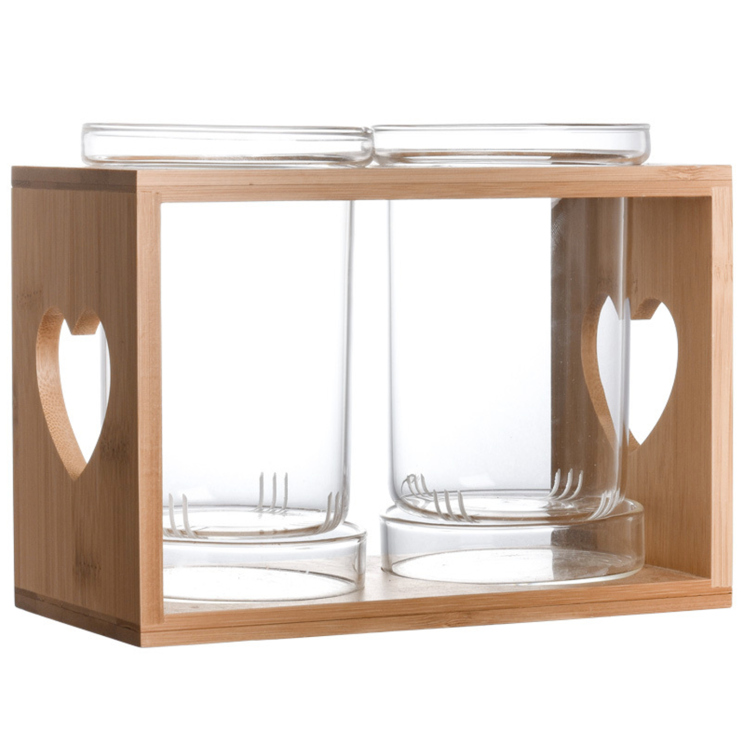 Glass Cutlery Holder